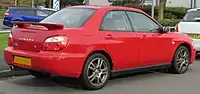 WRX sedan (first facelift) (with grey STI wheels)