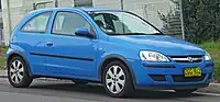 Holden Barina three-door (facelift)