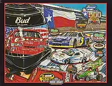 The 2004 Samsung/Radio Shack 500 program cover, with artwork by Sam Bass.