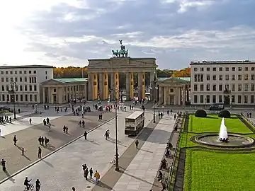 Pariser Platz with Brandenburg Gate