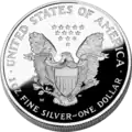 American Silver Eagle reverse (1986)