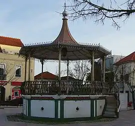 The historical bandshelter of Amora, inaugurated on 19 June 1907