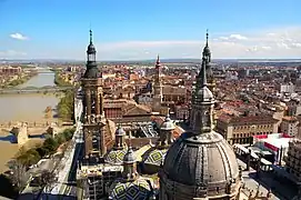 Skyline of Zaragoza