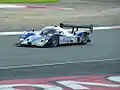 Jan Charouz driving the Charouz Racing System Lola B08/60 Aston Martin V12 in the 2008 1000km of Silverstone