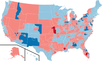 2008 House election results map