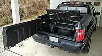 2009 Ridgeline RTL with OEM full-size spare in spare tire service tray