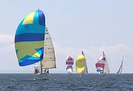 The East Bay Regatta, held the last weekend in July since 1984, features races and other social events. As many as 40 boats participate.