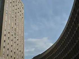 Center Plaza building (at right), 2009