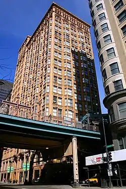 Fisher Building viewed from the southwest