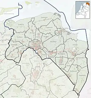 Uitwierde is located in Groningen (province)