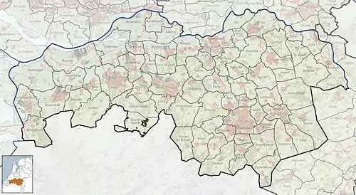 Hoogerheide is located in North Brabant