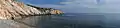 Marmaritsa beach and the active rift of Maronia - Makri.