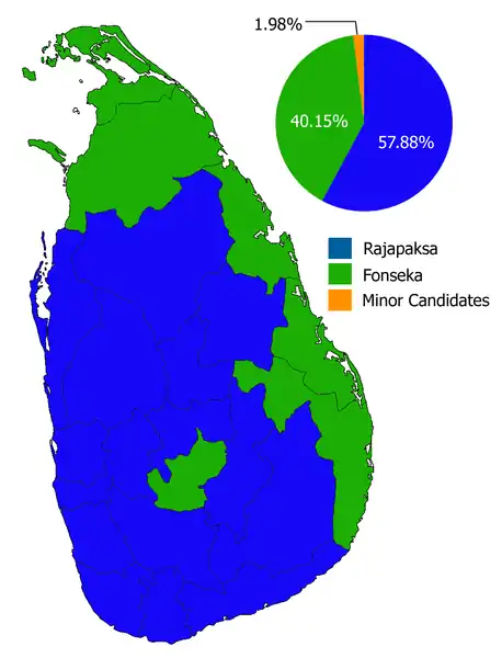 Winners of electoral districts