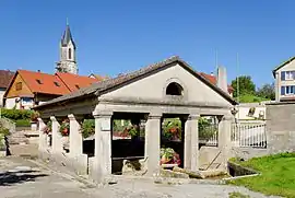 The lavoir in Fêche-l'Église