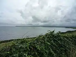 View from Ballyvoile out to Helvick Head