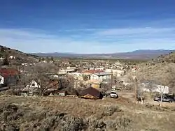 View of Pioche, looking northeastward