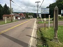 Entering Wellersburg from Maryland