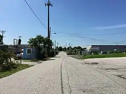 View from Arundel Cove Avenue at Hawkins Point Road