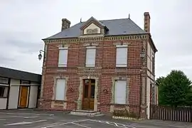 The town hall in La Haye-de-Calleville