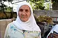 81 year old Jamileh Shehadeh, Urif, who had all her olive trees cut down by Israeli settlers