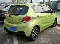 Rear view of the Changan BenBen II.