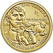 2018 reverse by Michael Gaudioso featuring Jim Thorpe