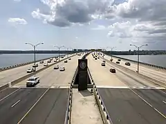 View across the bridge from the Maryland side