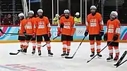 Members of Team Orange