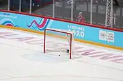 Empty net goal for Team Japan in the match versus Team Czech Republic