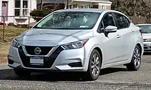 Third-generation Versa sedan (N18; 2019–present)Main article: Nissan Almera (N18)