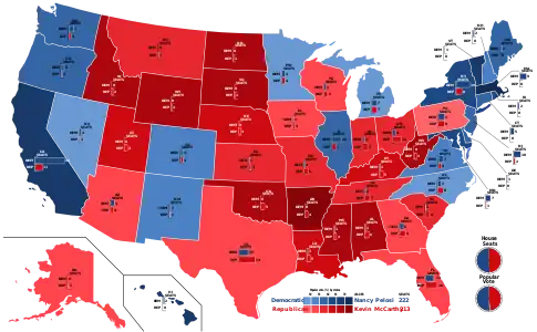 Popular vote by states