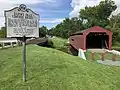 Gilpin's Falls Covered Bridge historic marker