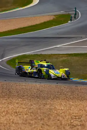 ARC Bratislava's Oreca 07 sporting an updated livery at the 2022 24 Hours of Le Mans, where they were leading LMP2 Pro-Am before a radiator failure.