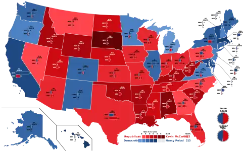 Popular vote by states