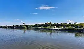 A view on Vukovar from the Danube.