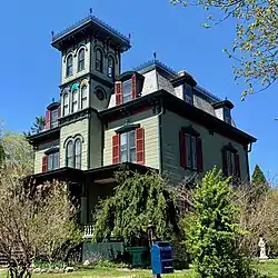 The Jacob C. Allen House (c. 1870) in Hackettstown, New Jersey