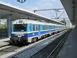 2-car DMU class 621 sets for "regional" services, seen at Thessaloníki, April 2010