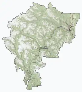 Mamquam Mountain is located in Squamish-Lillooet Regional District