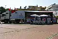 A Bloodmobile of Turkish Red Crescent in Gazipaşa