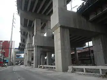 Replacement pole for the pole 28 along the west side of the Gregorio Araneta Avenue