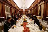 A banquet at the President's House