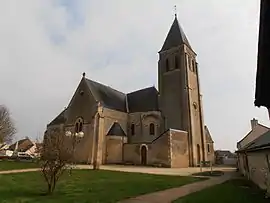 The church of Saint-Pierre, in Le Bailleul