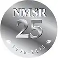 Logo created for NMSR's 25th anniversary in 2015