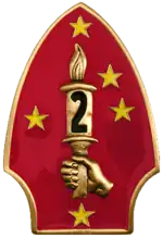 Logo of the US 2nd Marine Division