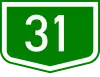 Main road 31 shield