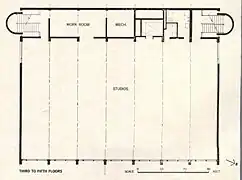 Floorplan, 3rd to 5th floors