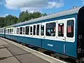 The unpowered centre TCL vehicle from a Class 117 DMU.