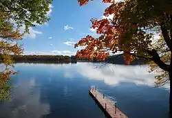 A typical lake scene in Muskoka Lakes