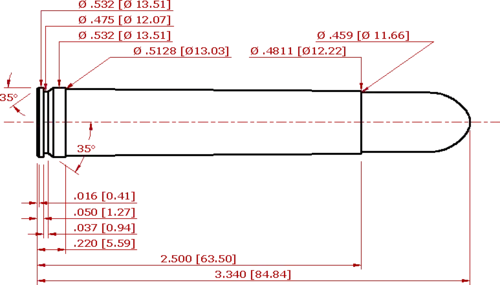 .458 Winchester Magnum Schematic