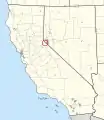 Location of Woodfords Community in California